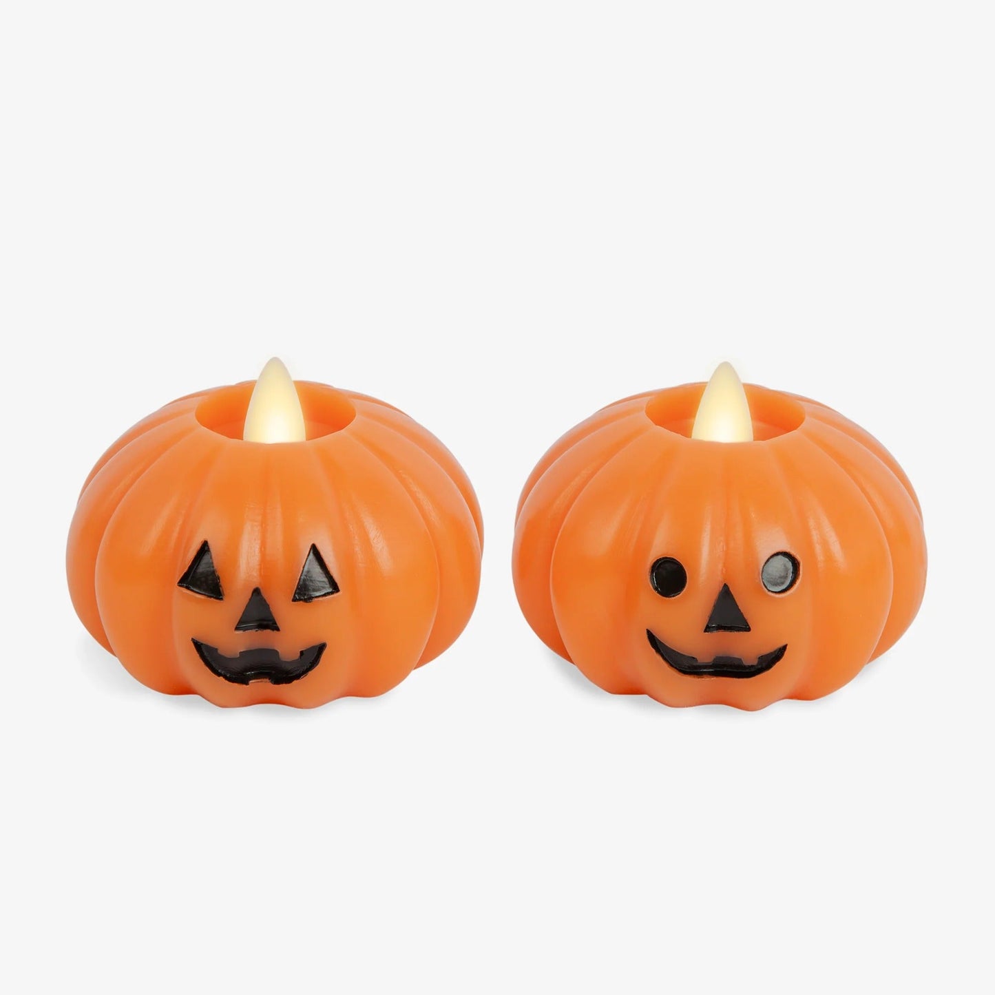 Russet Orange flameless Candle Jack-o-lantern lealights