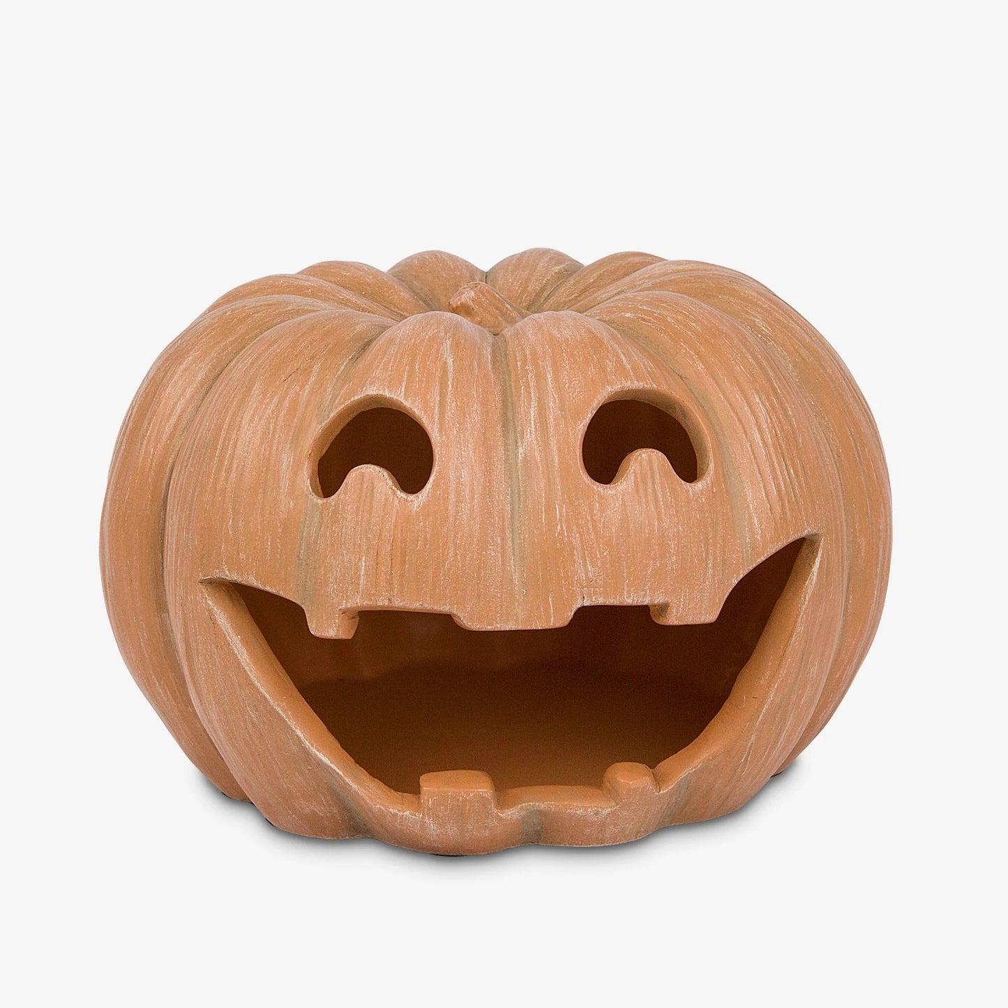 Orange Jack-o-lantern Pumpkin Tealignt Holder