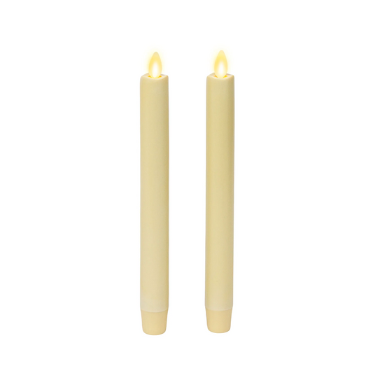 LvoryFlameless Candle Tapers - Set of 2