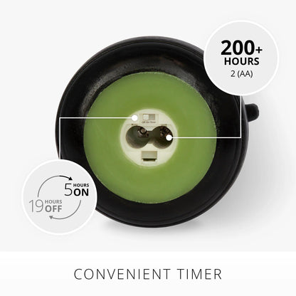 Green Potion Flameless Candle Cauldron